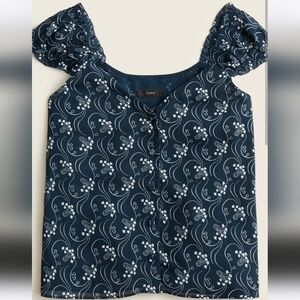 J.Crew Cap Sleeve Top in Starry Swirl